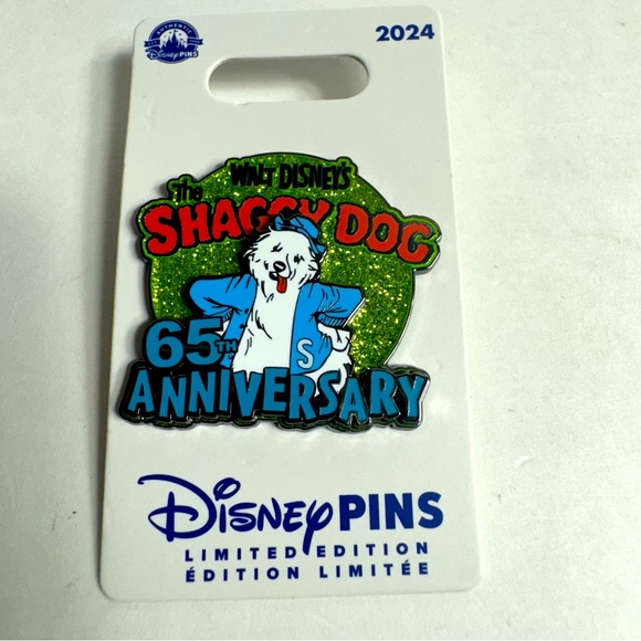 NWT. Disney parks Shaggy Dog pin. Celebrates 65th anniversary of the shaggy dog - Picture 1 of 6